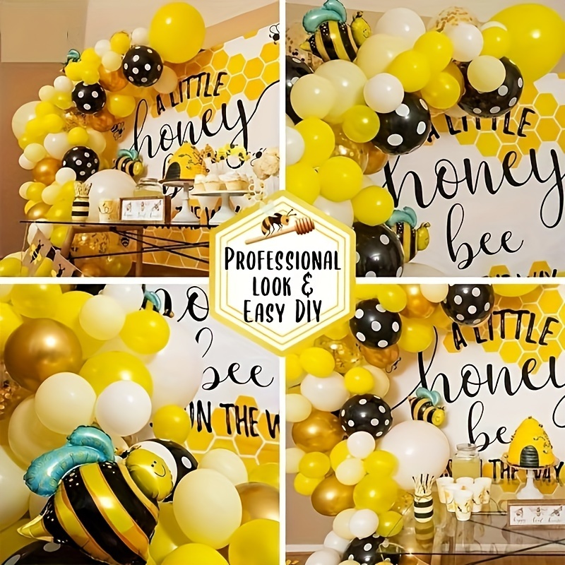 Bee Balloon Garland Arch Kit Bumble Bee Theme Party Decor - Temu
