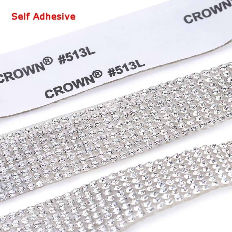 Self-adhesive Rhinestone Crystals on an adhesive strip Ø3 mm