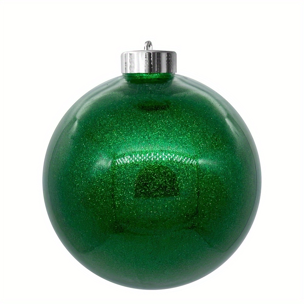 Christmas Ball Ornament With Glitter Large Shatterproof Ball - Temu