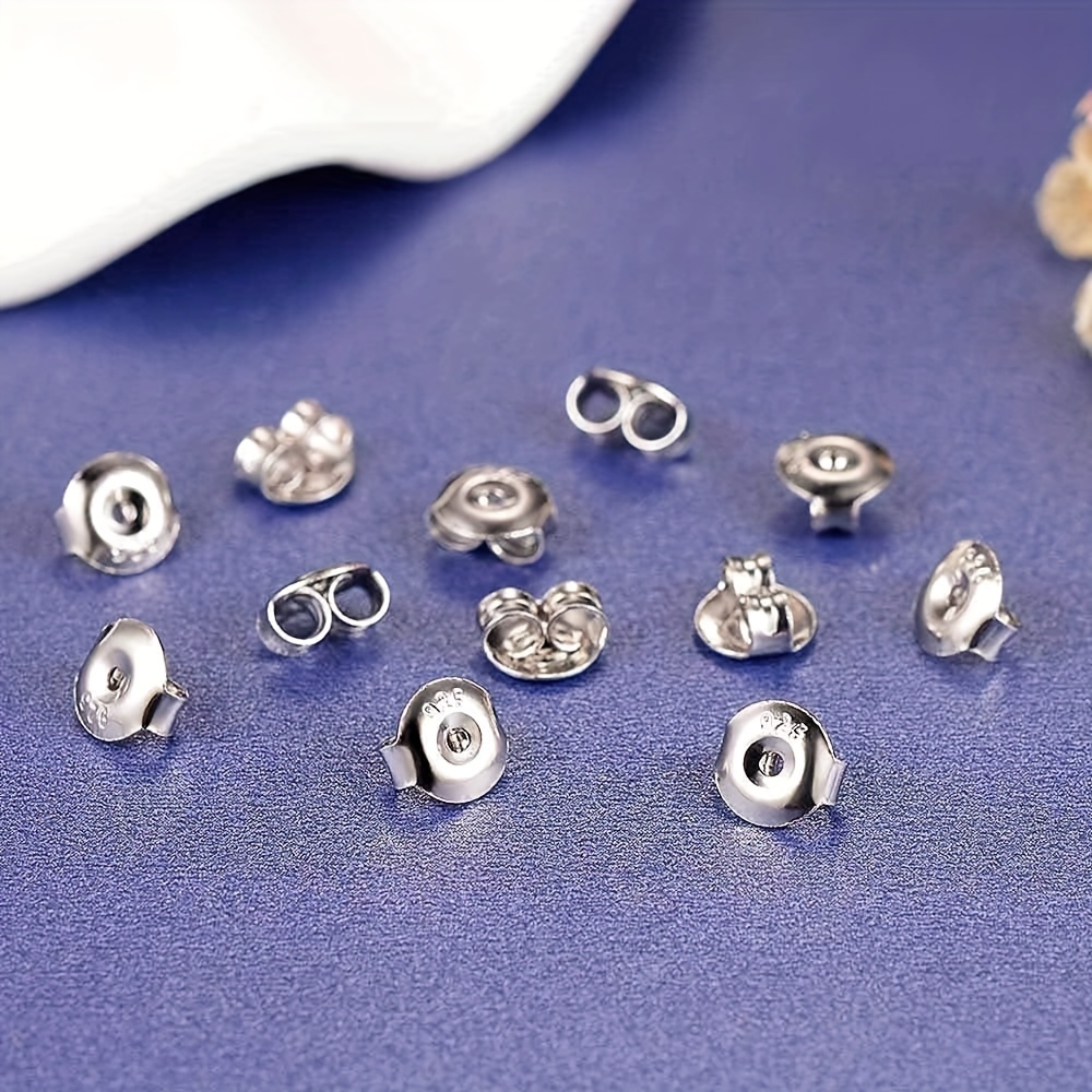 Locking Earring Backs For Studs Stainless Steel Earrings Pin - Temu