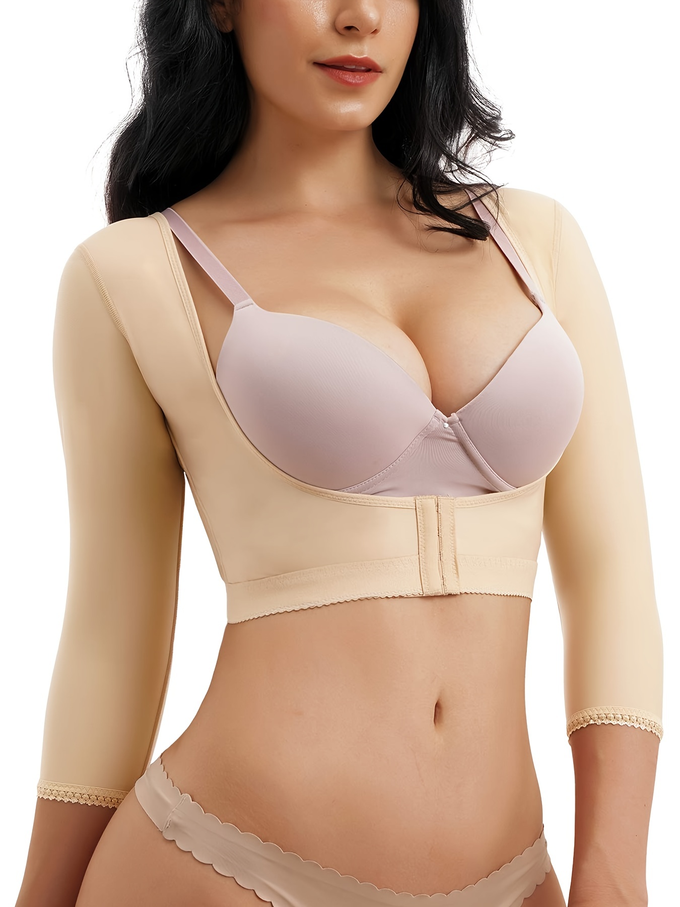 Moldeador de brazo superior para mujeres, mangas de compresión  postoperatorias para una postura más delgada y correctora, ropa de mujer