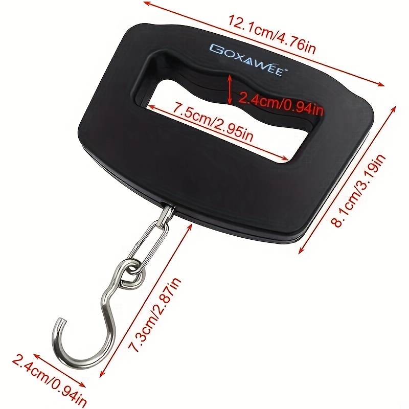 1PC Electronic Scale For Hand Luggage 50kg/10g, Portable Scale, Digital  Hook Scale, Kitchen Electronic Scale ,Portable Luggage Scale Digital  Precise Mini Hanging Scale Electronic Weight Scale For Travel Household  Outdoor Weighing(not Including