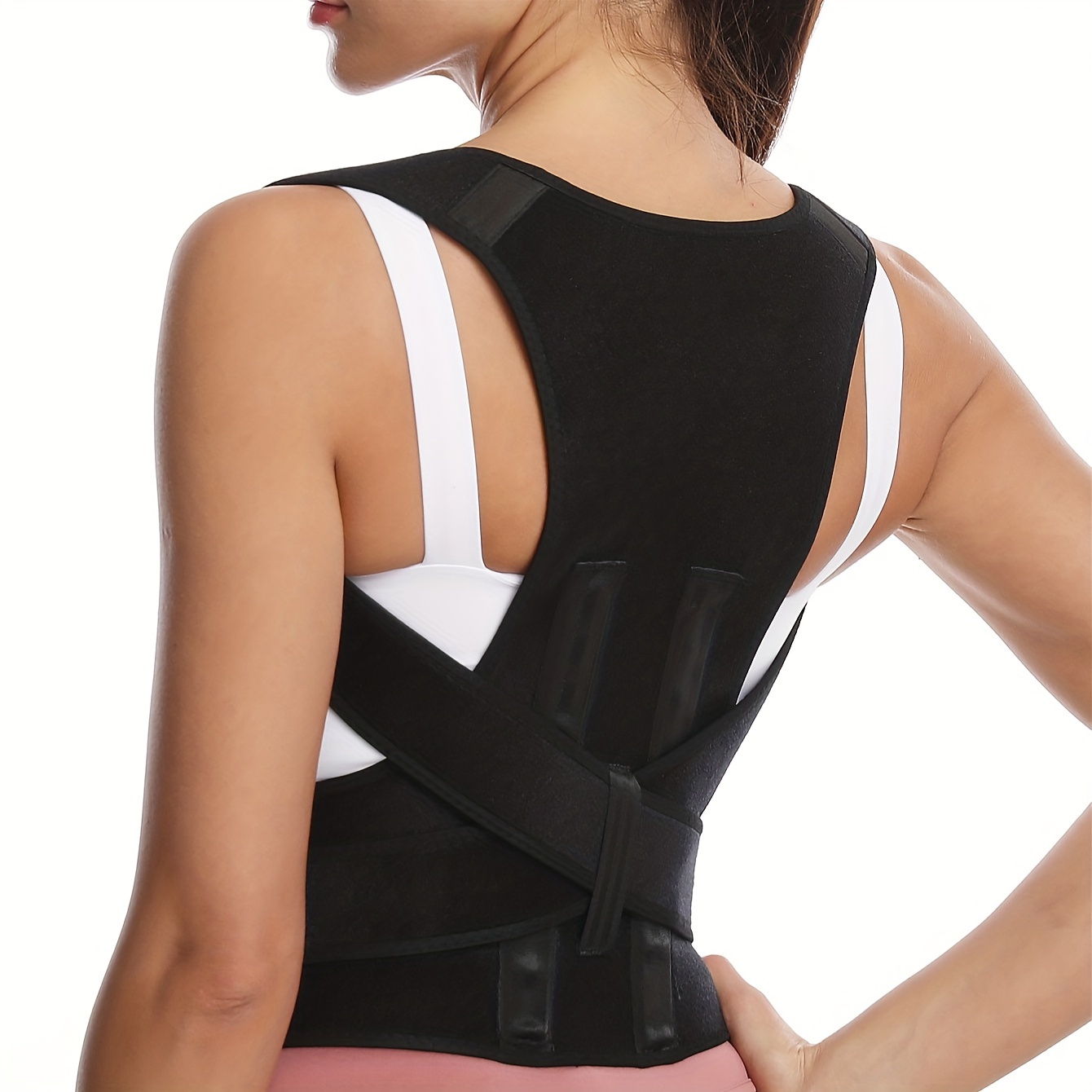 Adjustable Back Posture Corrector Lumbar Back Corset Back Shoulder Support  Belt Men Women Posture Straightener Brace - Sports & Outdoors - Temu Canada