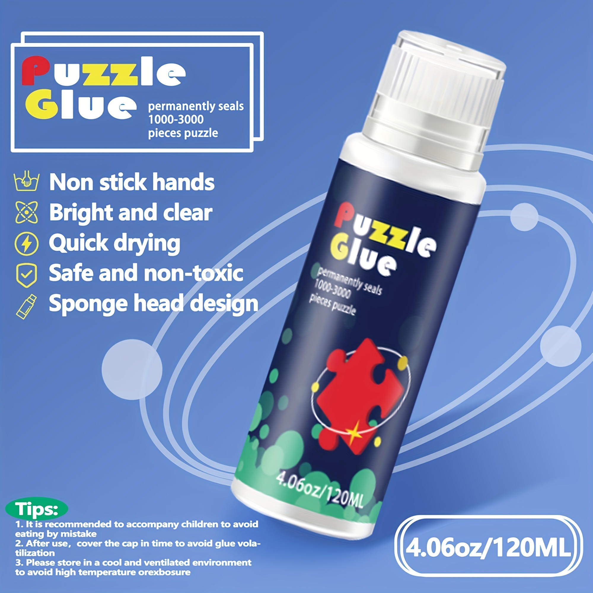 Puzzle Glue Sheets Frame Preserve Puzzle In Minutes Peel - Temu
