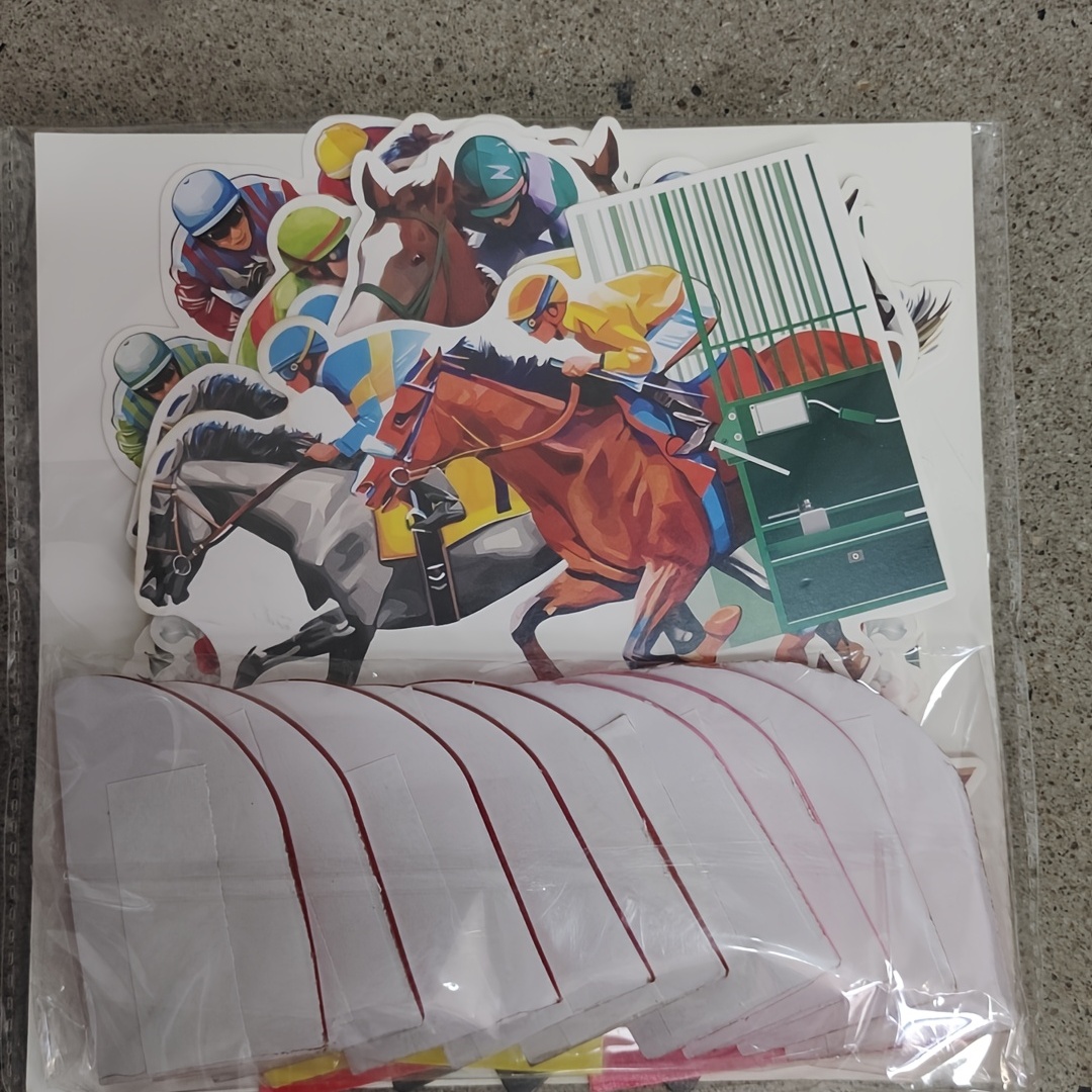  Kentucky Derby Decorations, 9 PCS Horse Racing Party