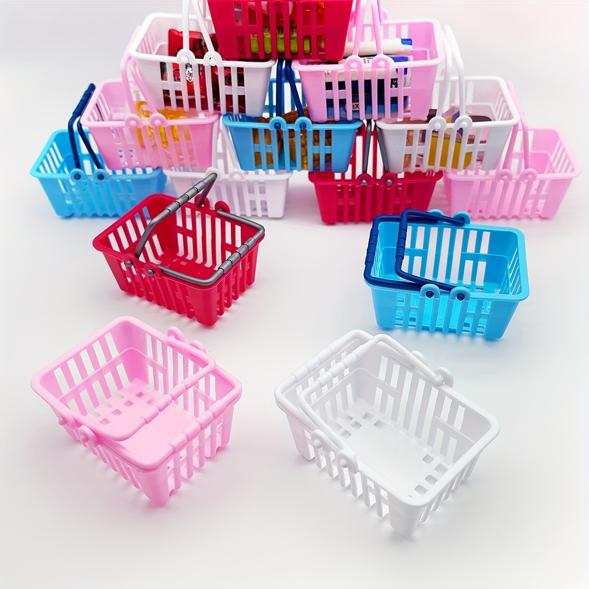 Miniature Shopping Basket Mini Baskets - Temu