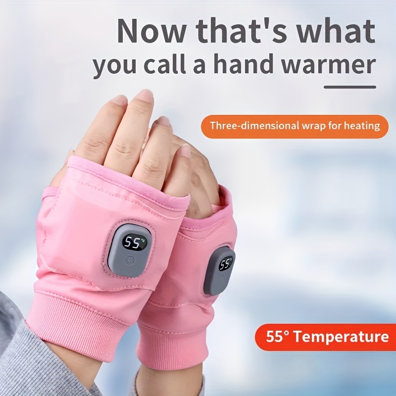 Guantes térmicos para hombres y mujeres, guantes eléctricos con calefacción  para calentar las manos, temperatura ajustable, pantalla táctil