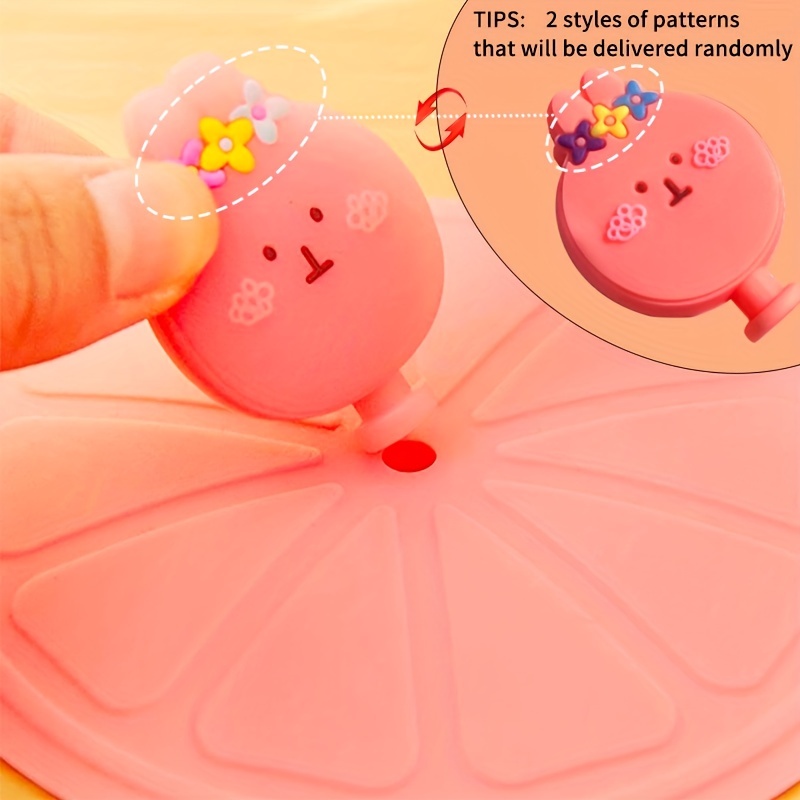 Silicone Cup Lids Anti-dust Cute Animals Airtight Mug Covers For