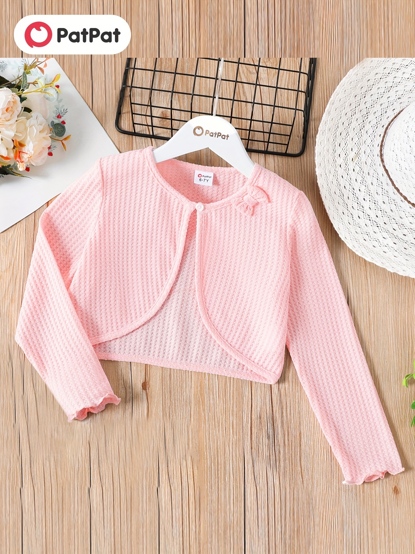 Girls bright sale pink cardigan