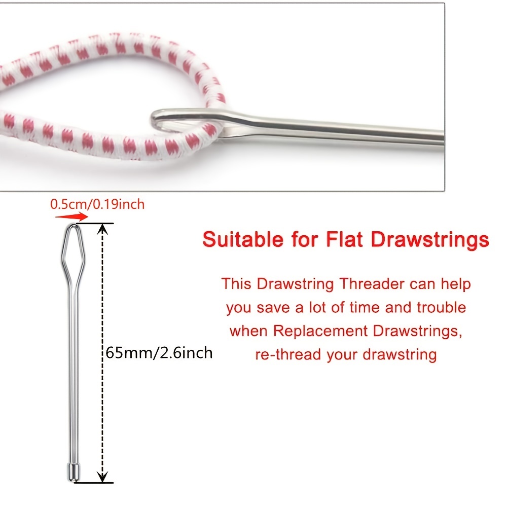 Drawstring Threader Rope Threading Tool, Home Embroidery Sewing