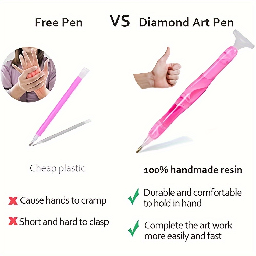 Diamond Painting Pen,Diamond Art Pen,Resin 5D Diamond Painting Pen