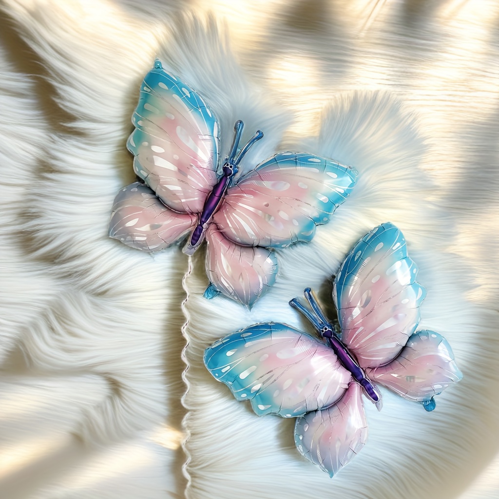 1個 大きな蝶アルミホイルバルーン カラフルな蝶バルーン 誕生日