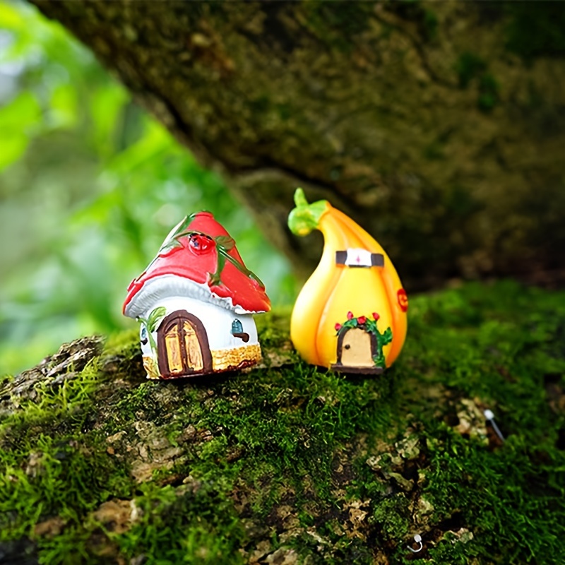 100pcs Mini Champignons Décoration de Jardin Miniature de - Temu