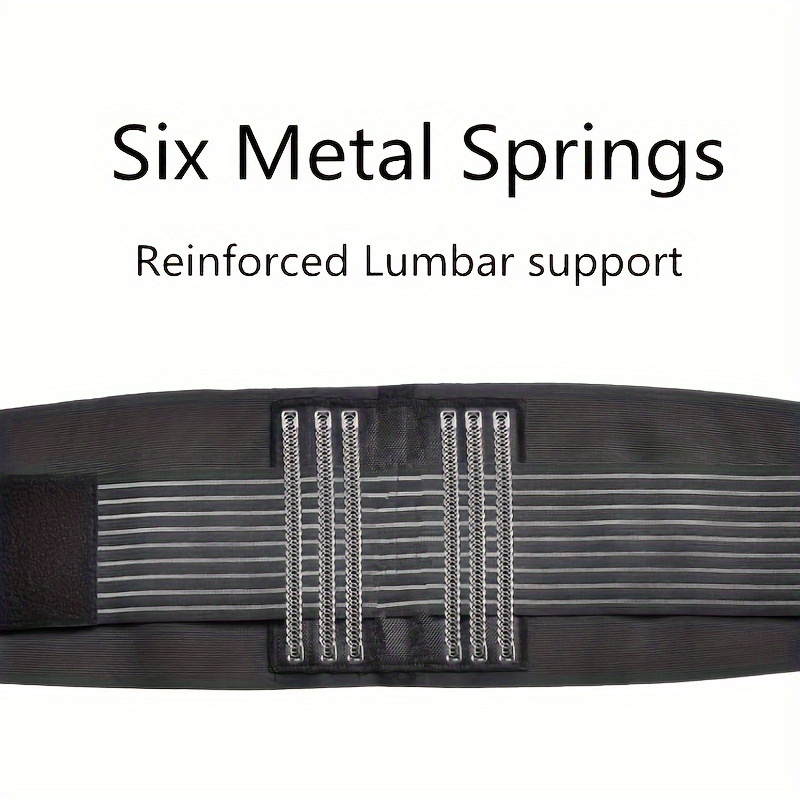 Lumbar Back Belt, Sports Waist Support Lumbosacral Girdle, Men Back Brace  Belt Protection Spine Support Belt
