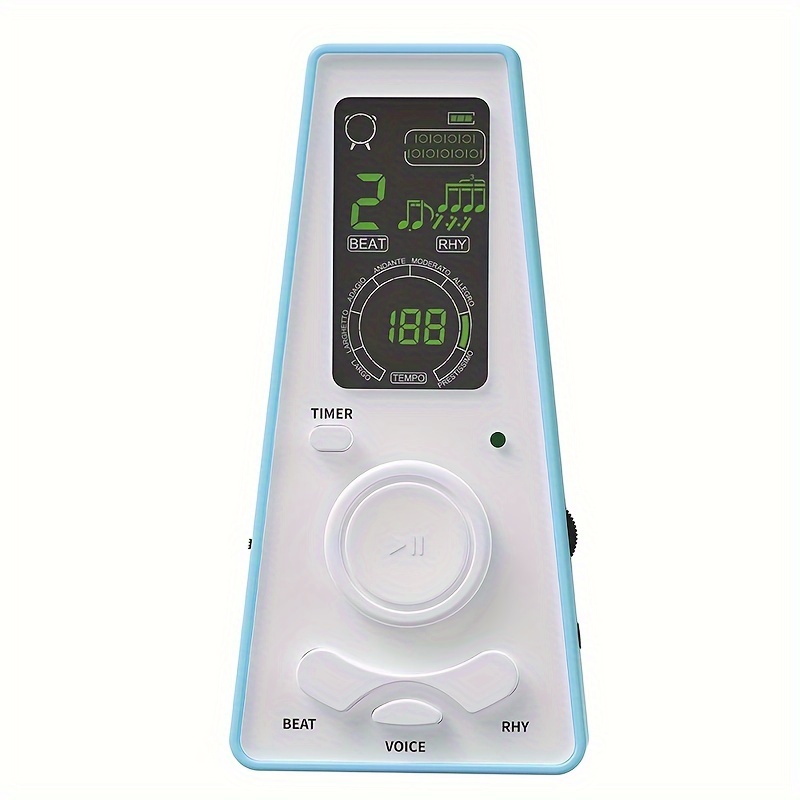 Transparent Mechanical Metronome with Bell Universal Wind up Metronome with  Loud Sound Beat Selection Speed Control for Guitar Piano Violin Drum