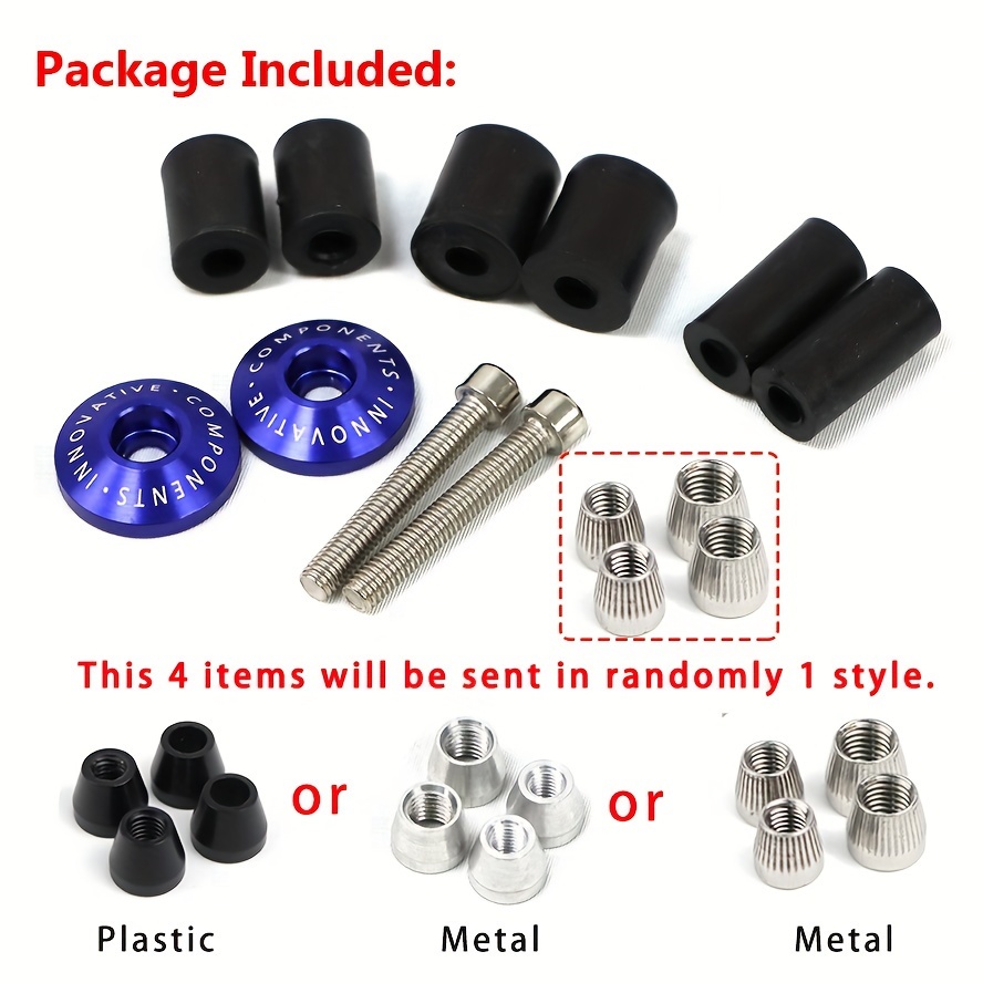 Motorcycle Handle Bar End , Anti Vibration Silder Plug For 65 85