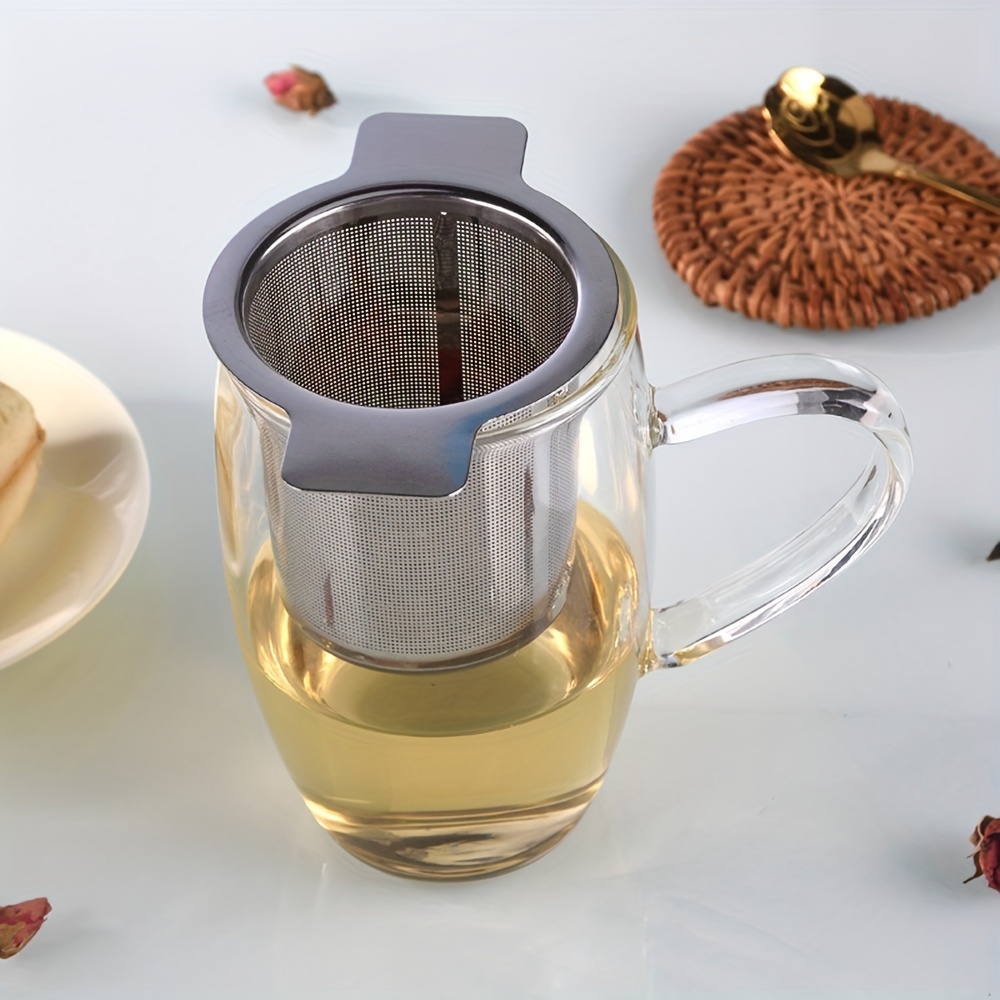  FRCOLOR Colador de té de pingüino, 1 filtro de té de acero  inoxidable, infusor de té para especias de té de hojas sueltas, color  blanco : Hogar y Cocina