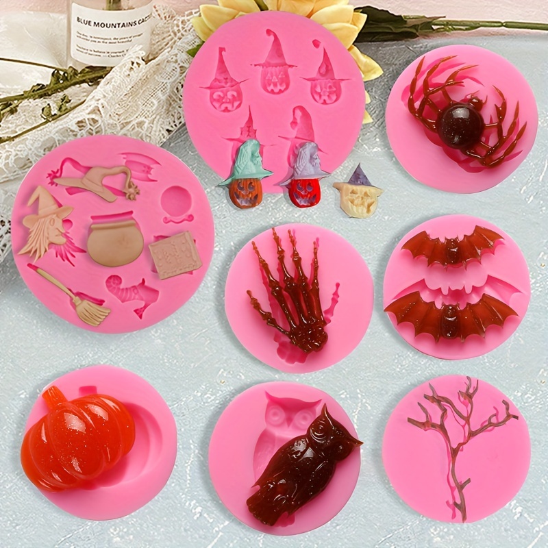 DIY Fudge Mold Christmas Decoration Cute Silicone Fudge Cake Mold Chocolate  Candy Clay Candle Handmade Baking Tools