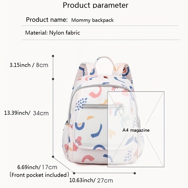 Mommy Bag with Wet and Dry Separation