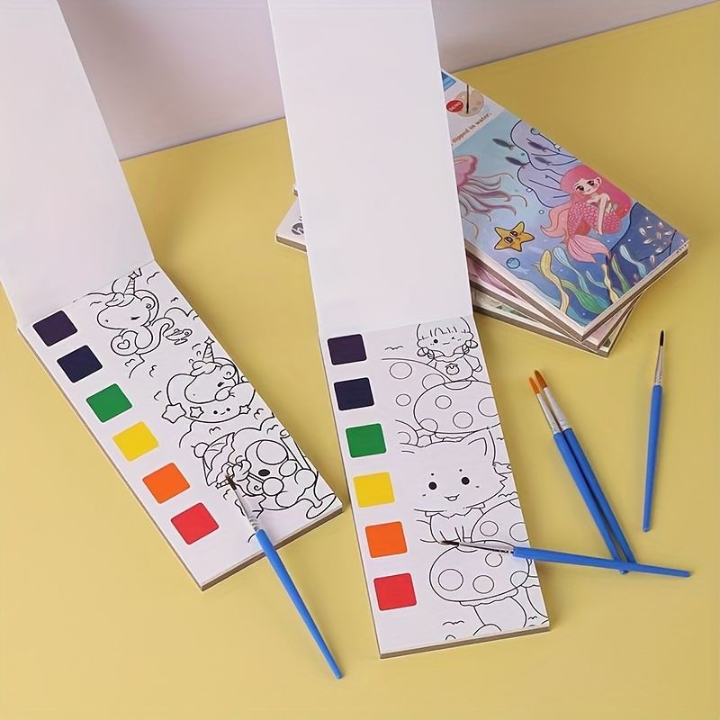 Dreamy Watercolor Coloring Book: Unleash Imagination Water - Temu Australia