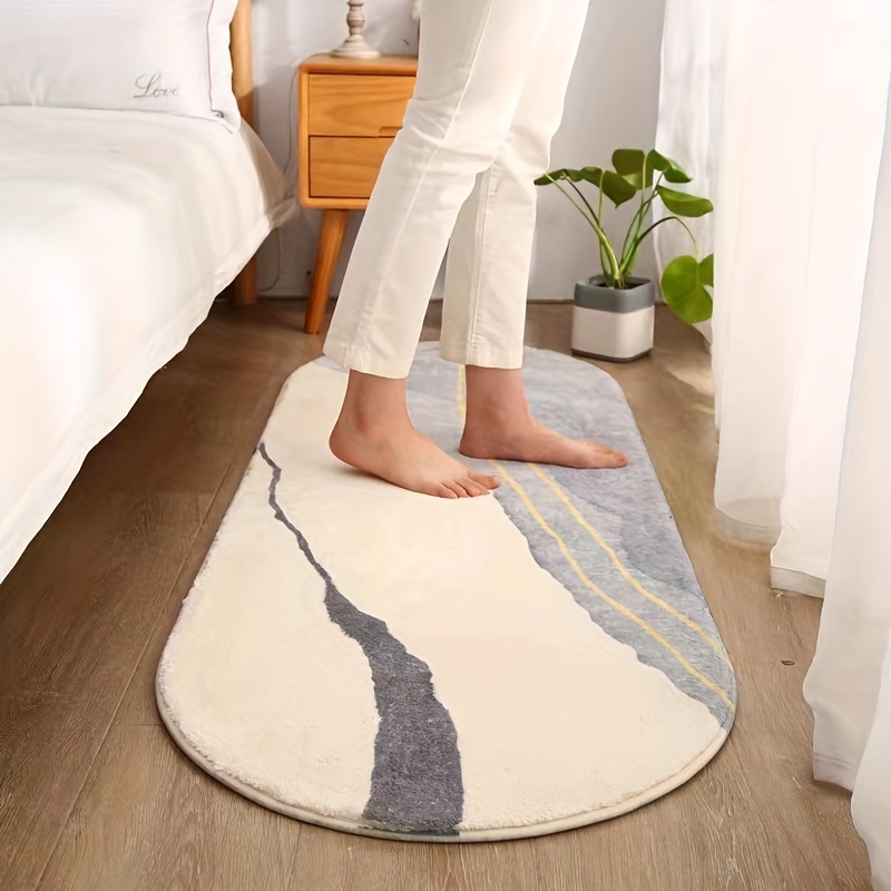 Soft Cashmere Fluffy Rug, Long Strip Runner Rug, Coffee Table Decor