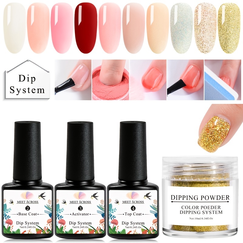 Dip Powder Nail Kit with Essential Liquid Set