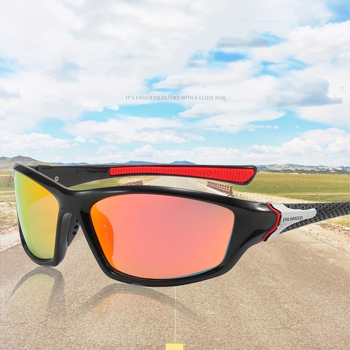 Stylish Polarized Cycling Sunglasses Men Women Uv Protection - Temu Canada