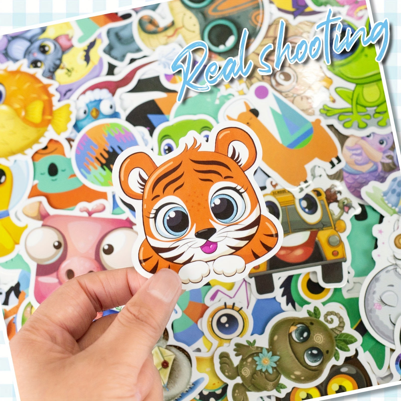 Cute animal Stickers, 220 Pcs/Pack Waterproof Cute Vinyl Aesthetic Vsco  Sticker