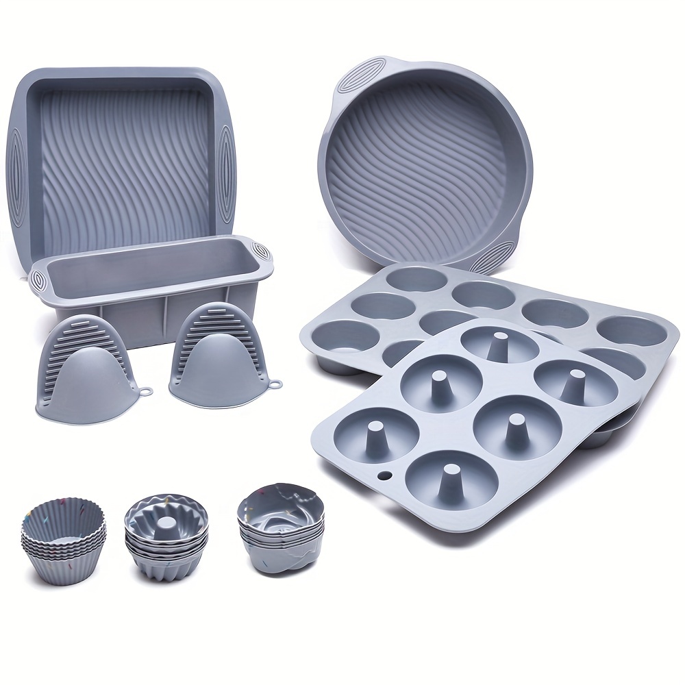 Silicone Baking Pans And Baking Tools Cake Pans Donut Mold - Temu