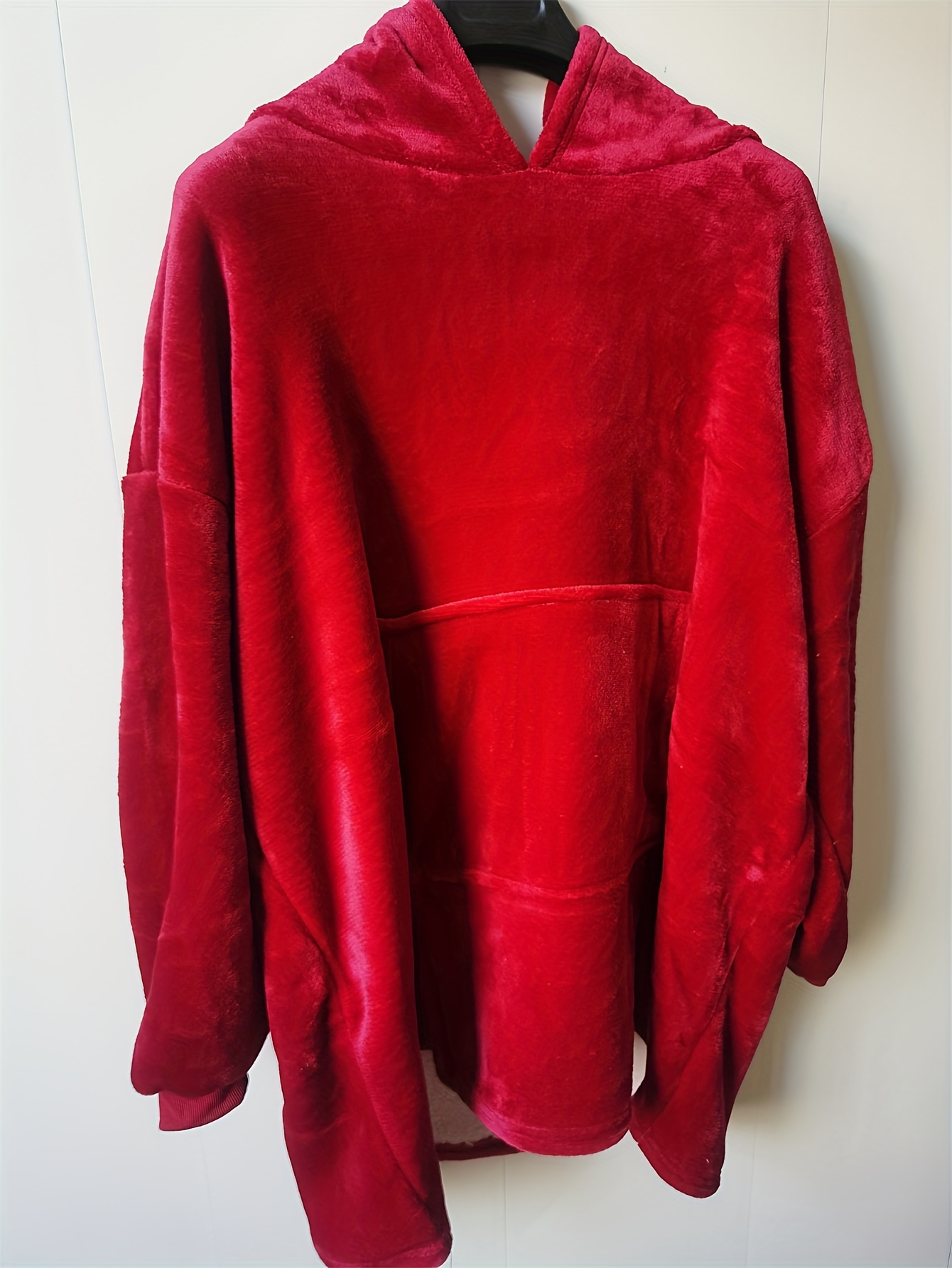 Fleece Cozy Warm Hooded Nightgown with Pockets