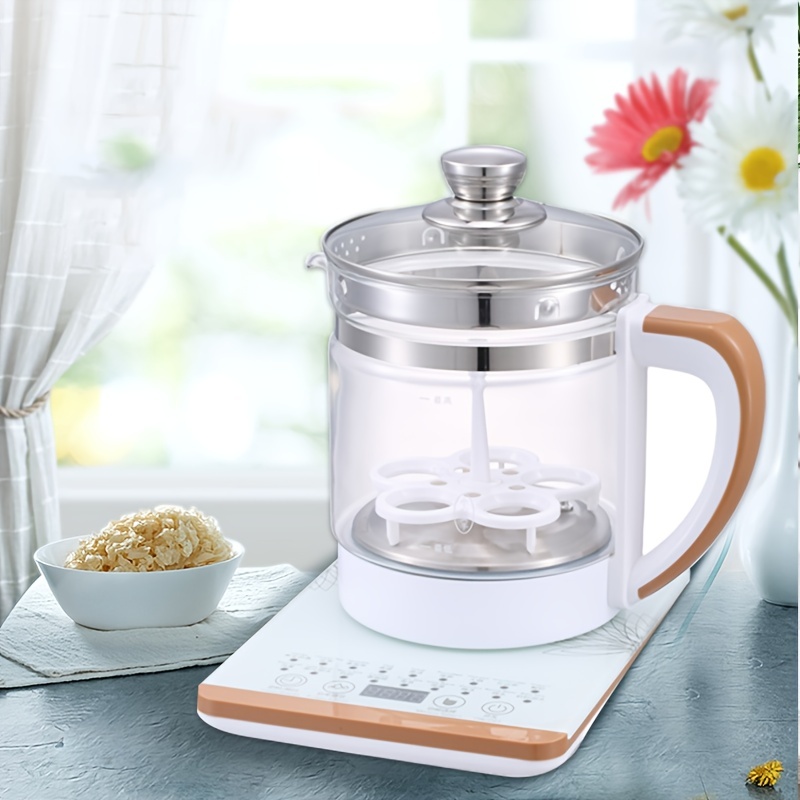 SUPOR 220V Health Pot Tea Cooker Tea Pot Electric Kettle Mini Glass Flower  Tea Pot Black Tea