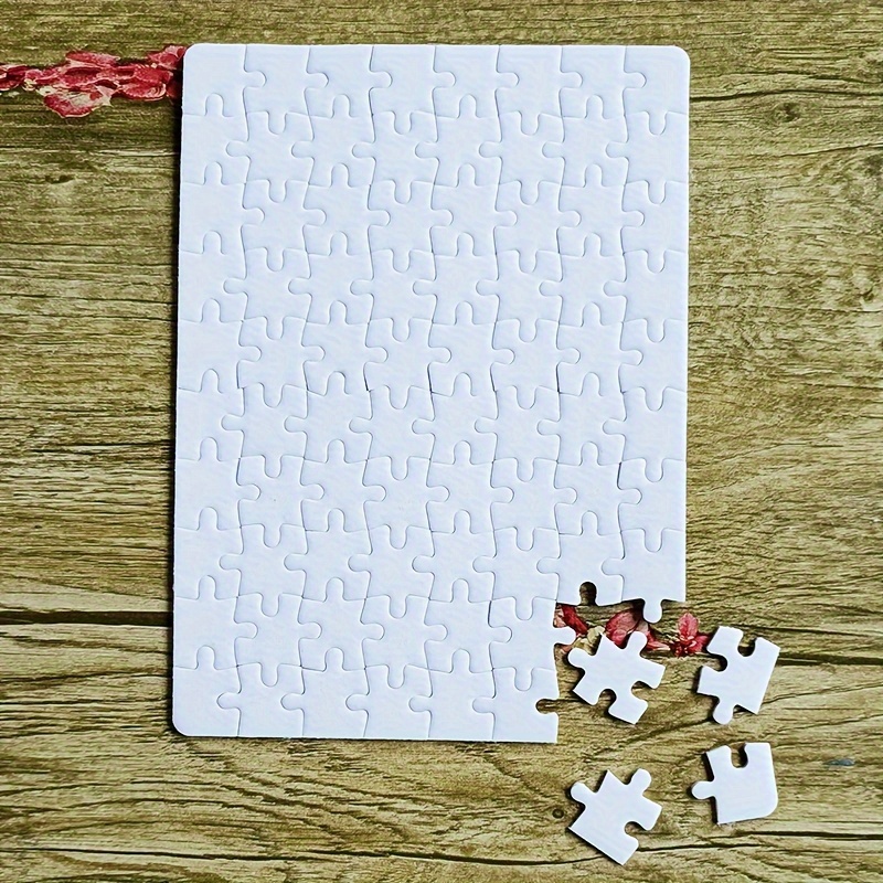 5sheets Handmade Jigsaw Puzzles A4 Sublimation Blanks Puzzles Diy