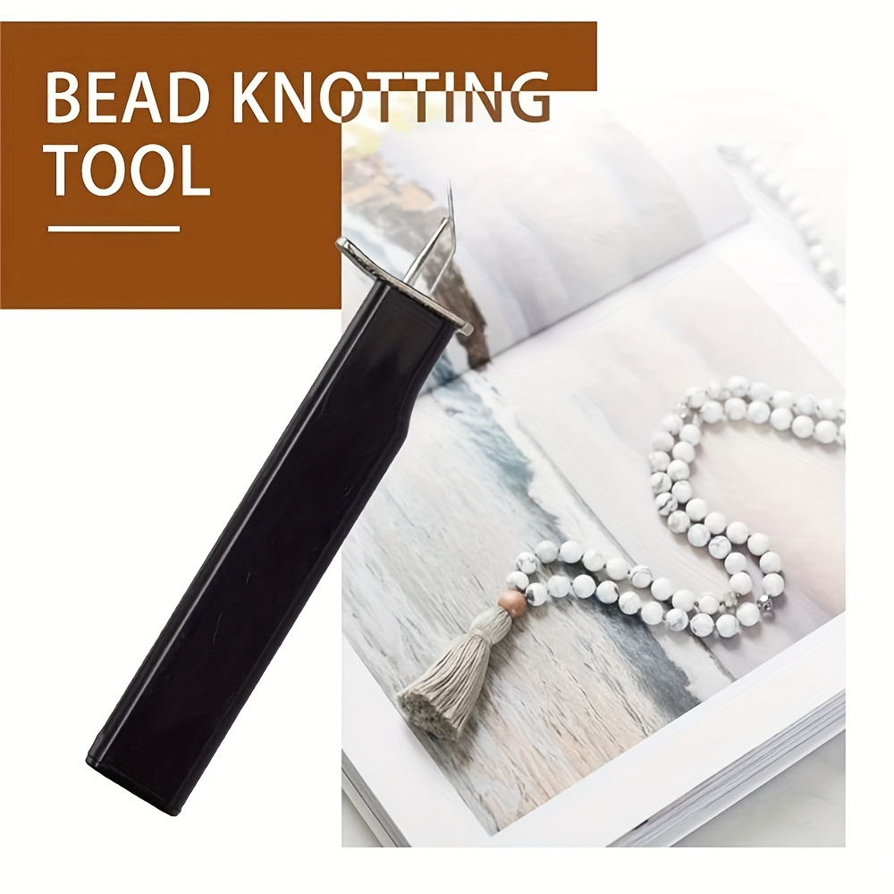 Decorative Safety Knots For DIY Jewelry Pearl Beading Tool Bead Knotting  Craft Jewelry Bracelet Helper Tool Silk Thread