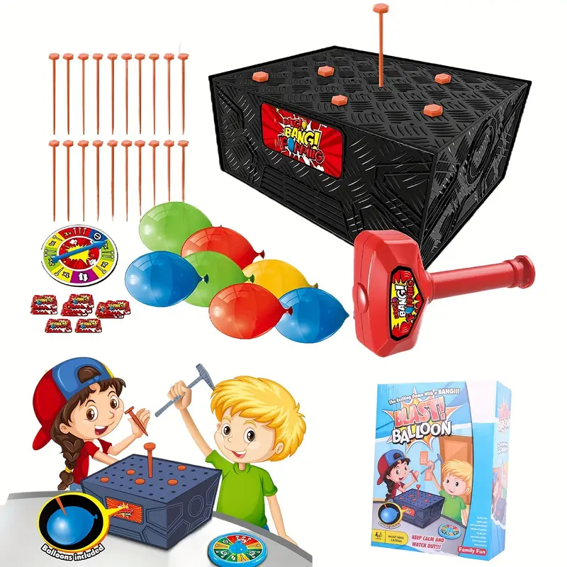 Wack-A Balloon Game Box, Bang Poping Balloon Game, Funny Party