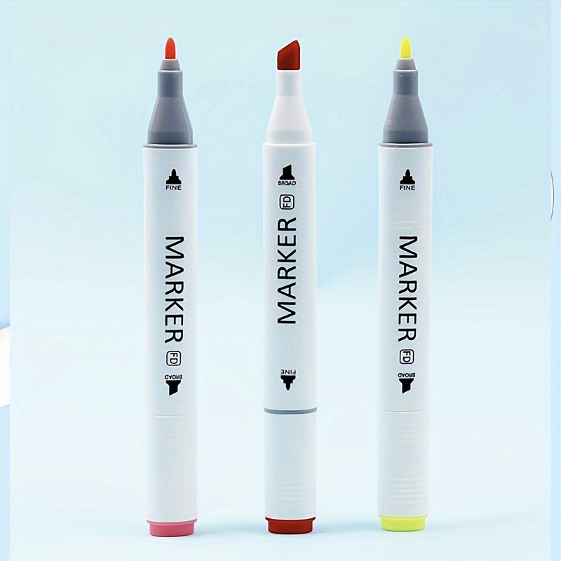 48 Color Alcohol Marker Pens Bright Permanent For Coloring - Temu