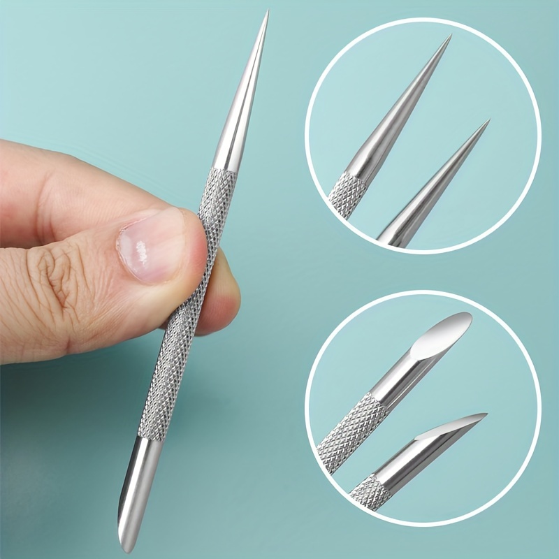 Professional Double Ended Nail Pusher And Cuticle Remover - Temu