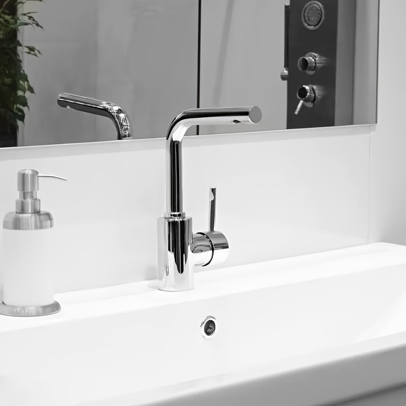 4pcs Plastic Overflow Rings for Kitchen & Bathroom Sinks - Decorative Basin Trim Accessories