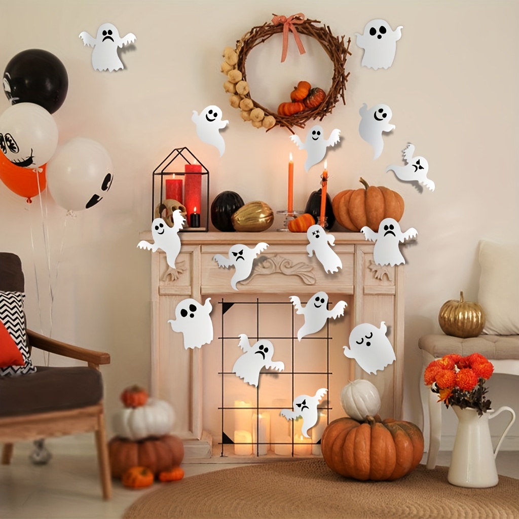 Stickers Muraux 3D Halloween, Main Fantôme Chauve-Souris Halloween Stickers  Muraux Amovibles, Stickers Muraux Effrayants Halloween