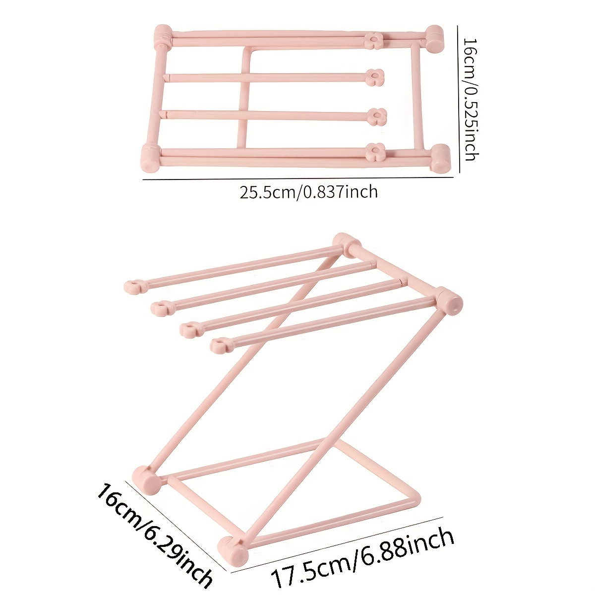 Hair Hoop Hair Rope Storage Rack Folding Organizer