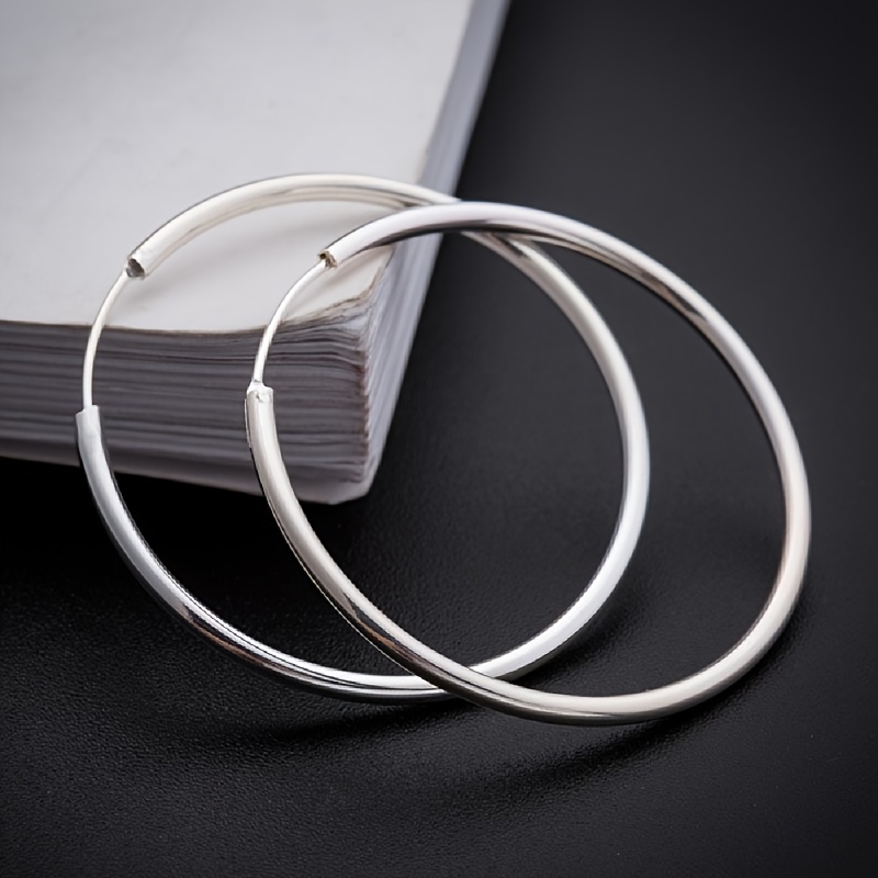 Women's Exaggerated Classic Hoop Earrings, Different Sizes