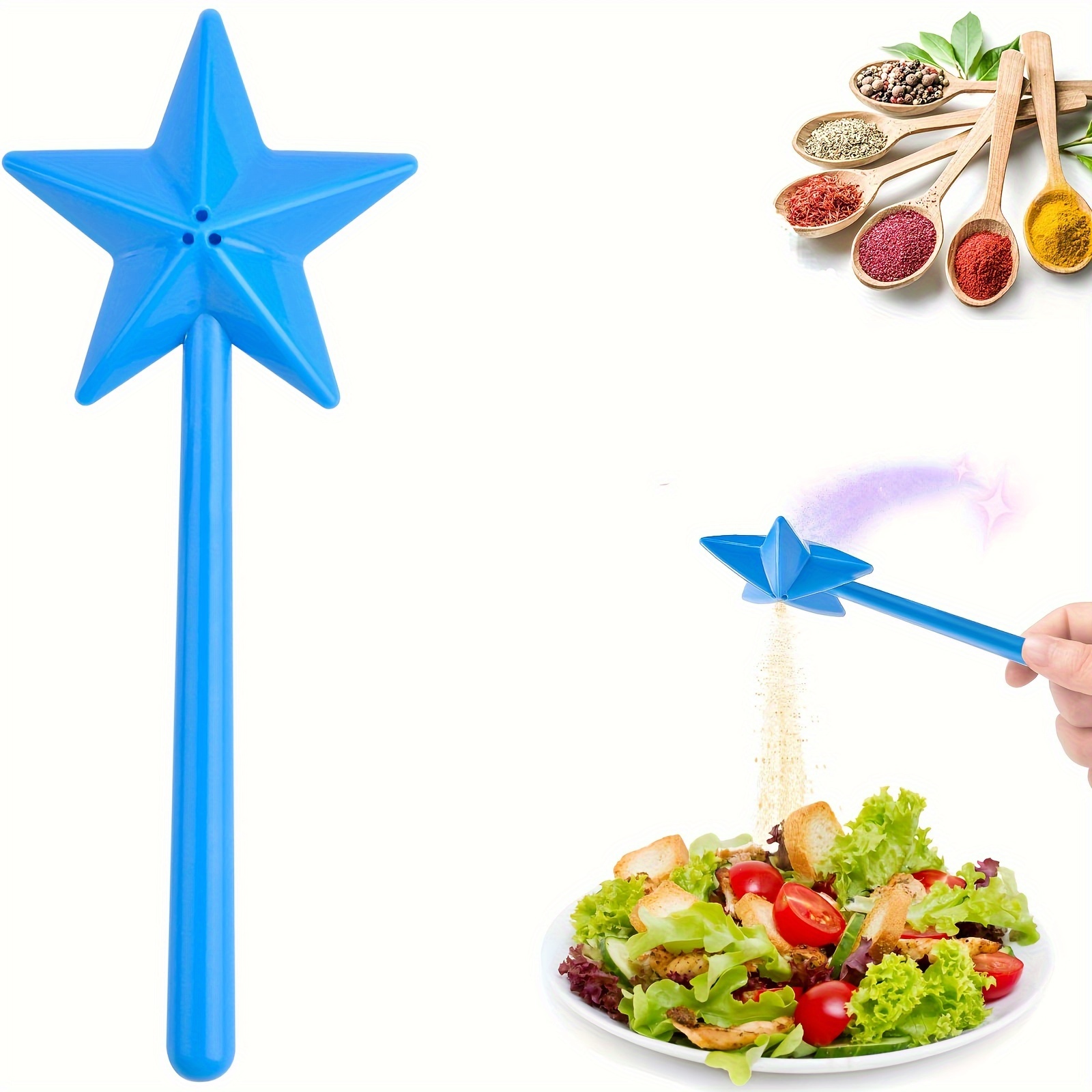 Magic Wand Salt And Pepper Shakers Party Magic Spice Shakers - Temu