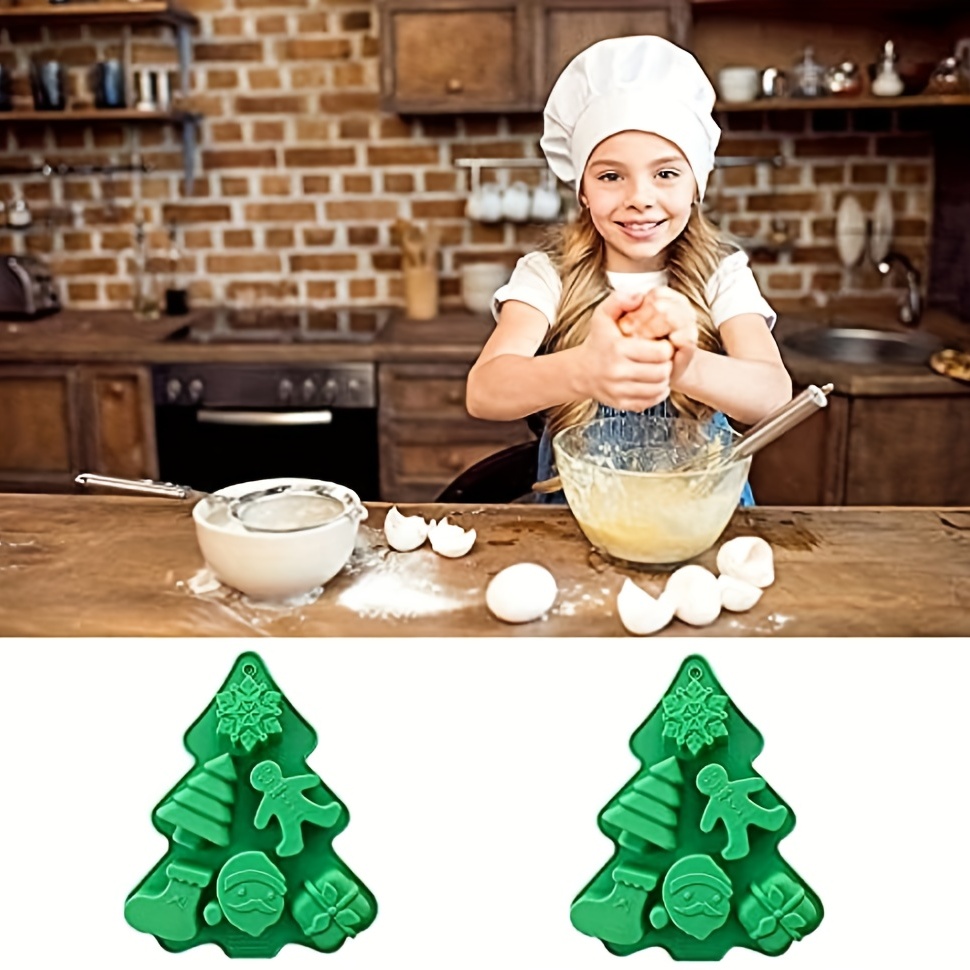 Silicone christmas shop candy molds