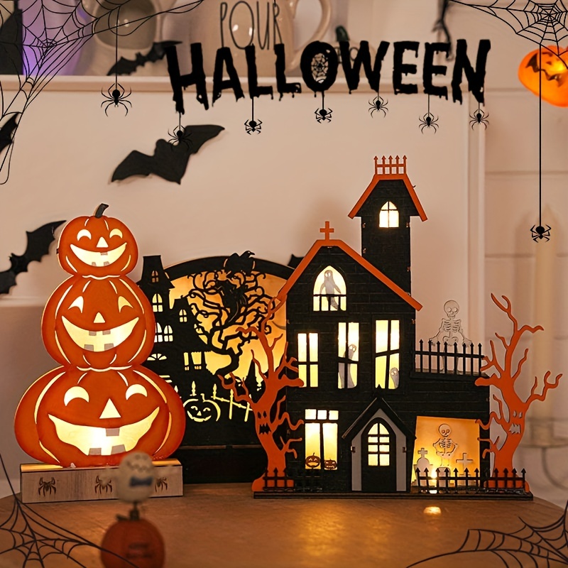 1 Pieza Luz Neón Led Halloween Luz Decorativa Colgar En - Temu