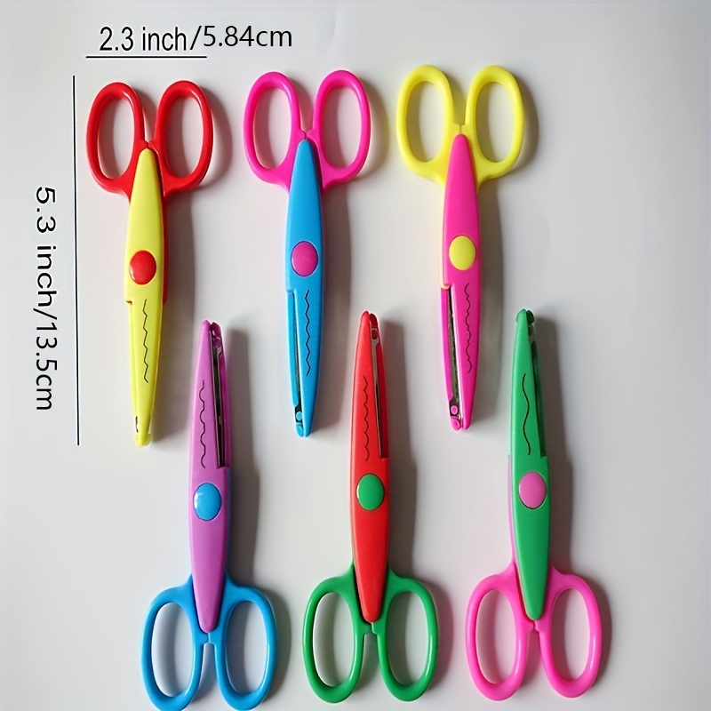 Kids Scissors, Safety Scissors Craft Colorful Children Serrated Creative  Paper Edger For Crafts, Scrapbooking, Diy Photo & Art Projectsmulticolor4  Pcs