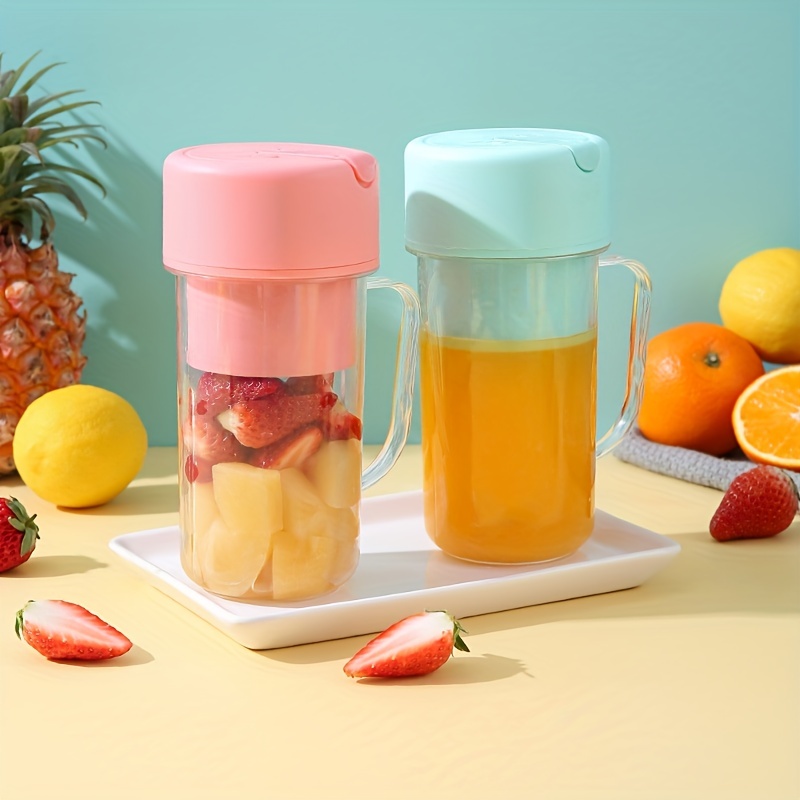 Portable Fruit Mixers 380ml/420ml Multifunctional Mini Electric Mixers  Bottle USB Rechargeable Leakproof Travel Outdoor Supplies