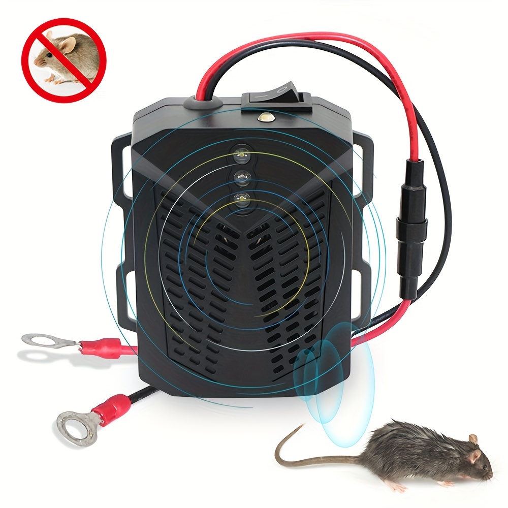 Répulsif pour insectes et animaux, Répulsif ultrason 360° anti rats, souris,  rongeurs, cafards et insectes.