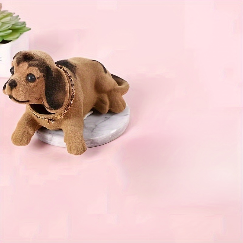 Car Ornament Shaking Dog Nodding Puppy Doll Cute Auto Dashboard Interior  Decoration Shakes Head Bobblehead Dog
