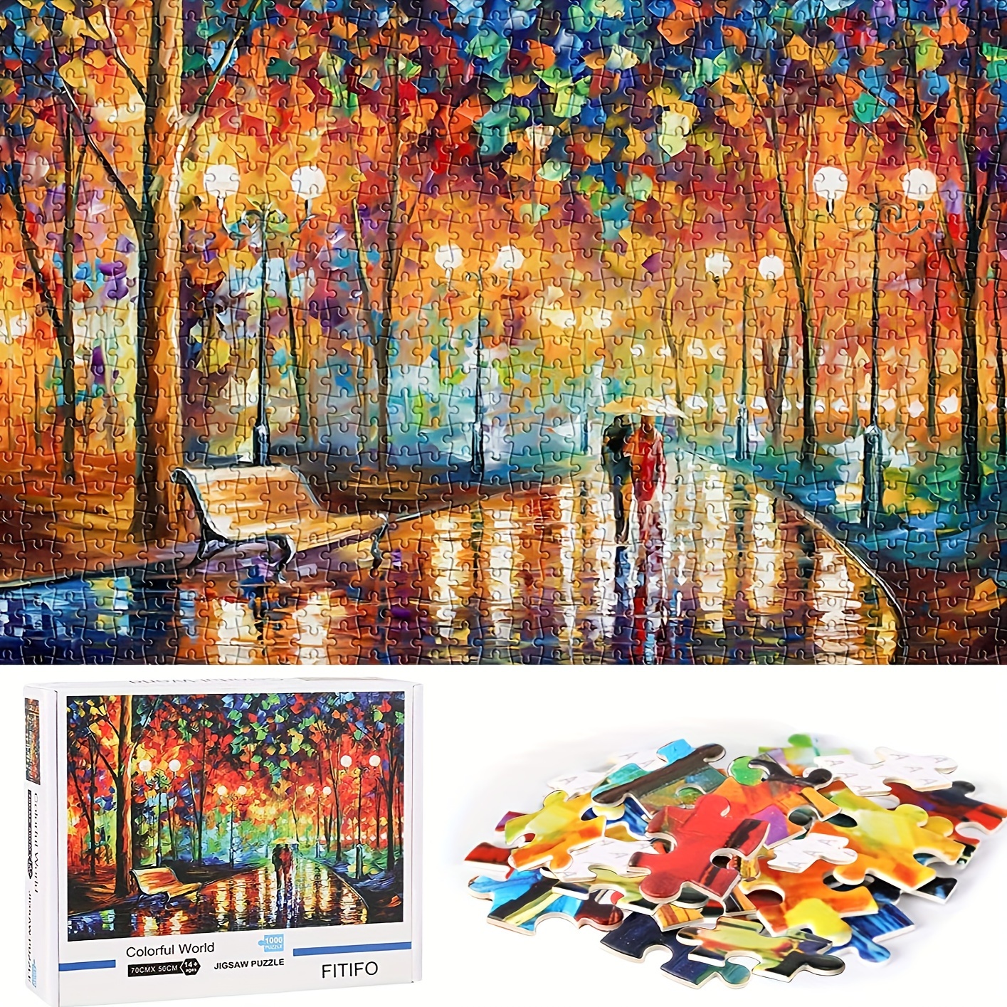 Jigsaw Puzzle 1000 Pièces Pour Adulte Célèbre Peinture À - Temu