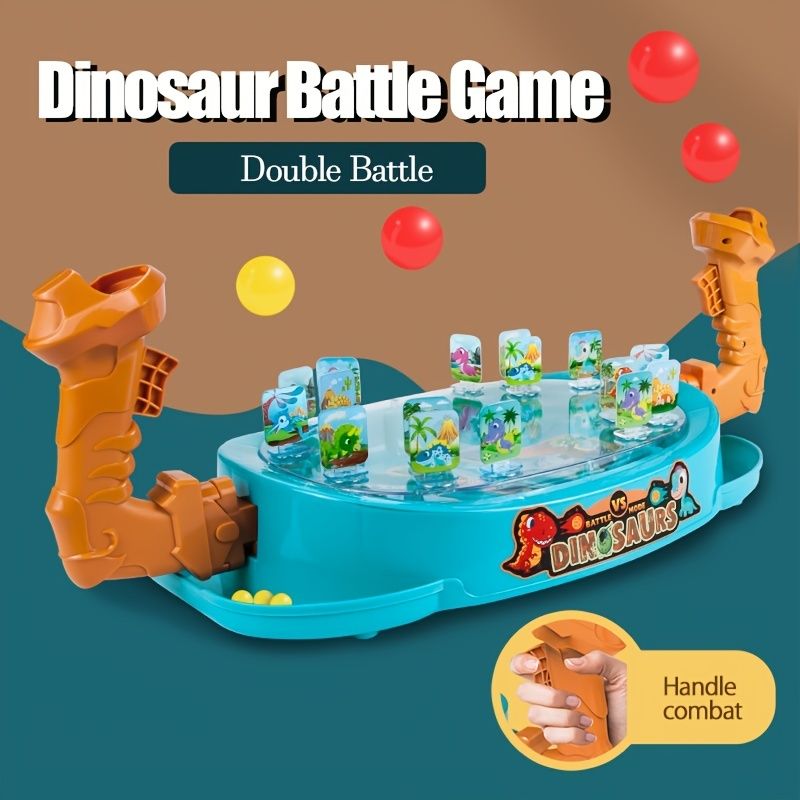 Dinosaur Battle Game 2 Player Dinosaurs Toys Game Board Games For Kids 6 8  Outdoor Indoor
