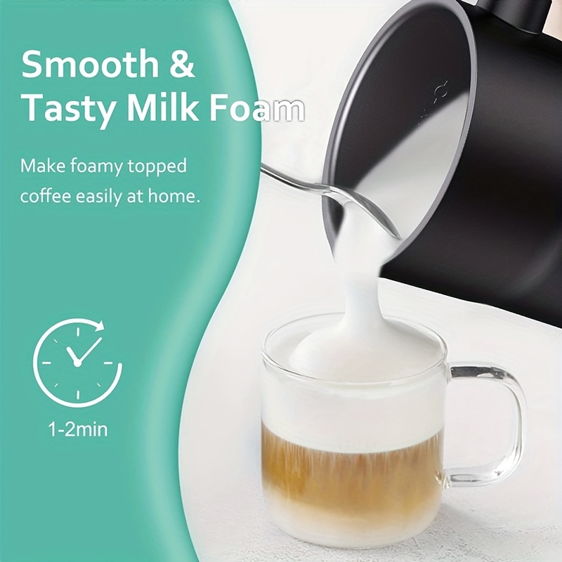 Frother for Coffee, Milk Frother, 4 IN 1 Automatic Warm and Cold